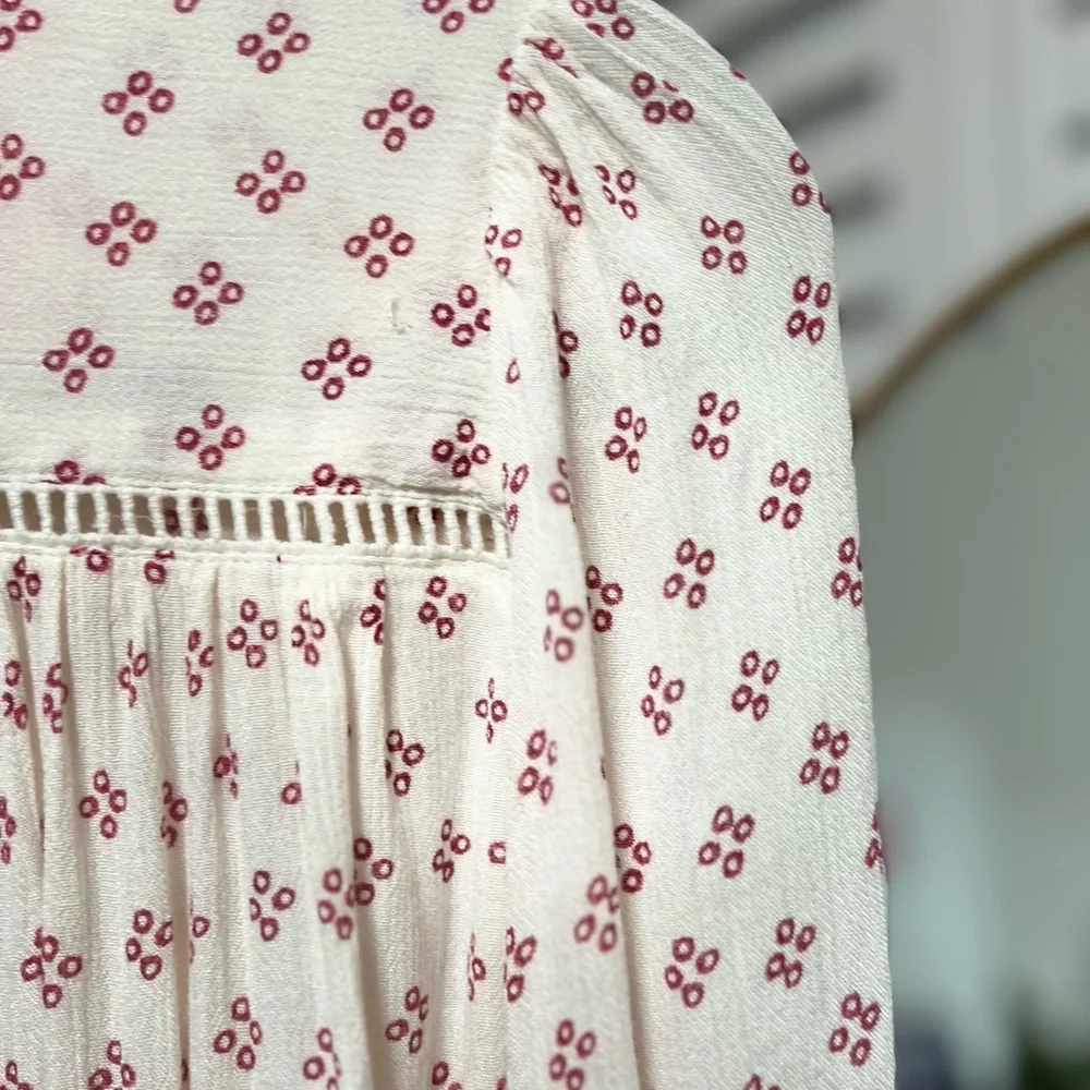 Cotton top with batik print - Picture 4 of 8